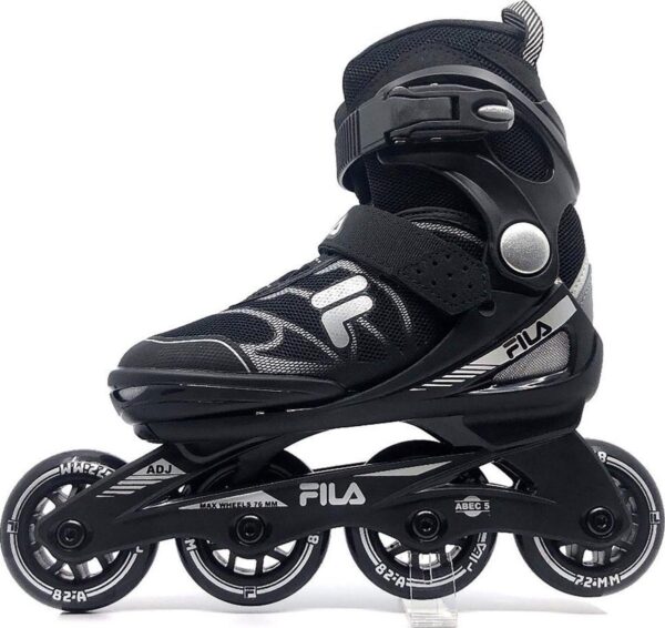 Fila J-One kinder inline skates - 72 mm - zwart - maat 28 t/m 32 (8026473452940)
