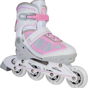 Skatelife Inlineskates Lava Meisjes Wit/grijs/roze Maat 35-38 (5055836540447)