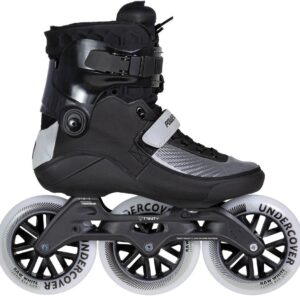 Powerslide Swell Inlineskates - Maat 40 - Unisex - zwart - wit - grijs (4040333548974)