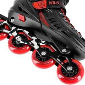 Nils Extreme Cypher - Inlineskates - Rood/Zwart - Maat 34-38 (5907695557022)