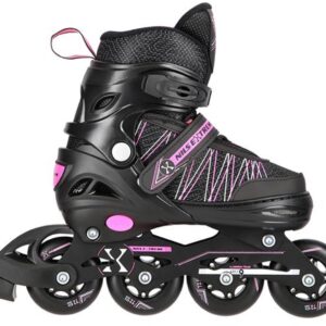 Nils Extreme NH11912 - 2-in-1 Schaatsen en Inlineskates - C-Zwart-Roze (5907695543032)
