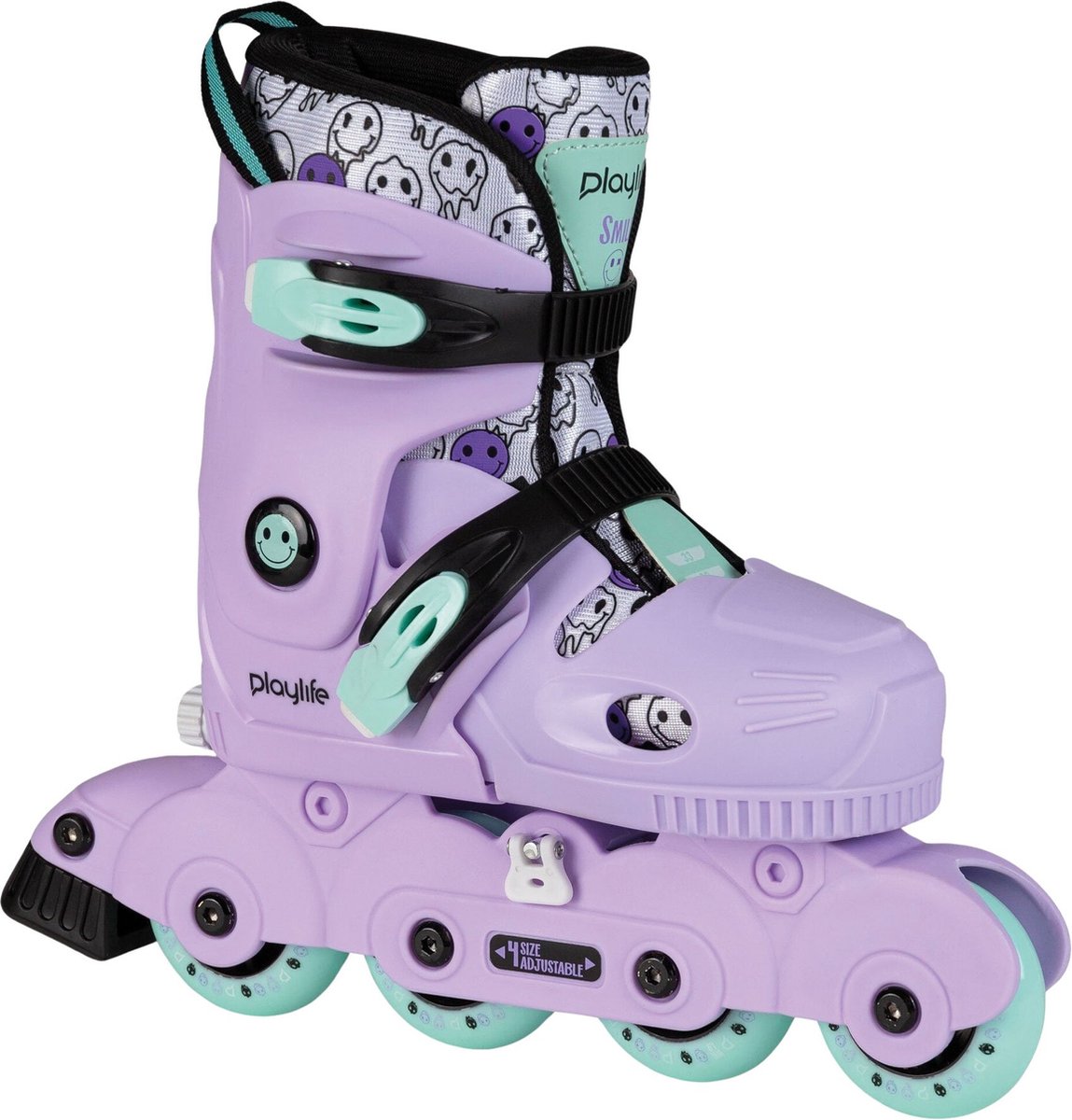 Smile Girls inlineskates meisjes lila maat 26-29 - Skeelers (4040333587522)