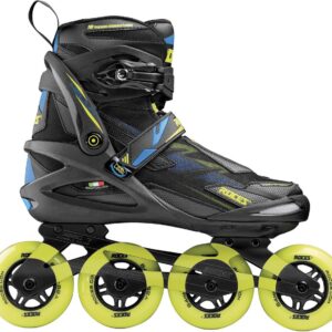 Roces Helium Tif Skates Inlineskates - Maat 41 - Mannen - zwart - blauw - geel (8020187918501)
