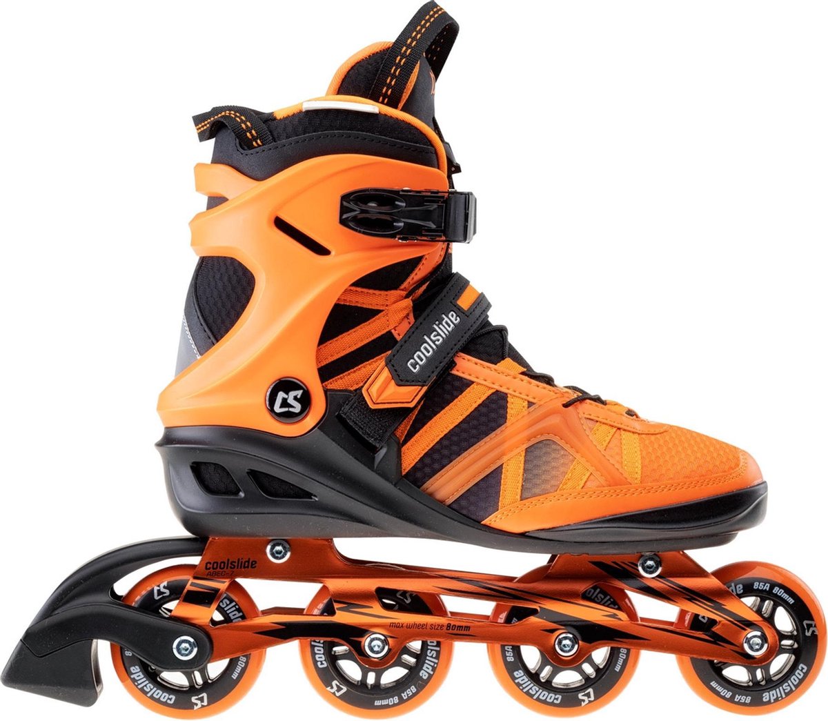 Coolslide Lisboa Inlineskates/Skeelers - Maat 44 - Mannen - oranje/zwart (5902786236596)