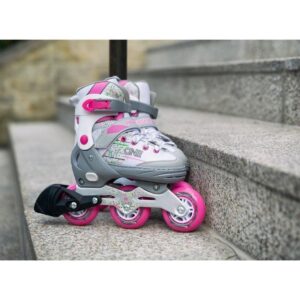 Powerslide Inlineskates One Joker Meisjes Wit/grijs Maat 29-32 (4040333494417)