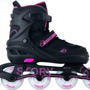 Story Verstelbare Inlineskates Fusion Pink - LED (5713525114286)