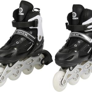 Verstelbare Inlineskates voor Kinderen en Jongeren, Maat 31-38, met Lichtgevende Wielen (9101119165169)