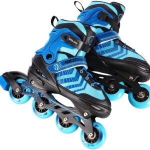 Nils Extreme NH18192A - Inlineskates - Heren - Maat 29-33 - C/Zwart-Blauw (5907695526127)