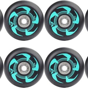 Set van 8 Inlineskate Wielen (72/76/80mm, 90A) met ABEC 9 Lagers (9101066486317)