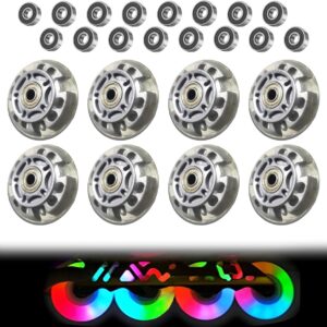 Set van 8 Inlineskate Wielen 72mm Vervangingsset met Kogellagers (9101038586281)