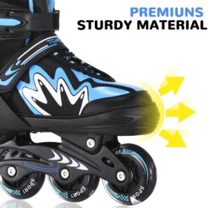 Solidchoice - Inlineskates met 4 Verstelbare Maten en LED-wielen (2843723046577)