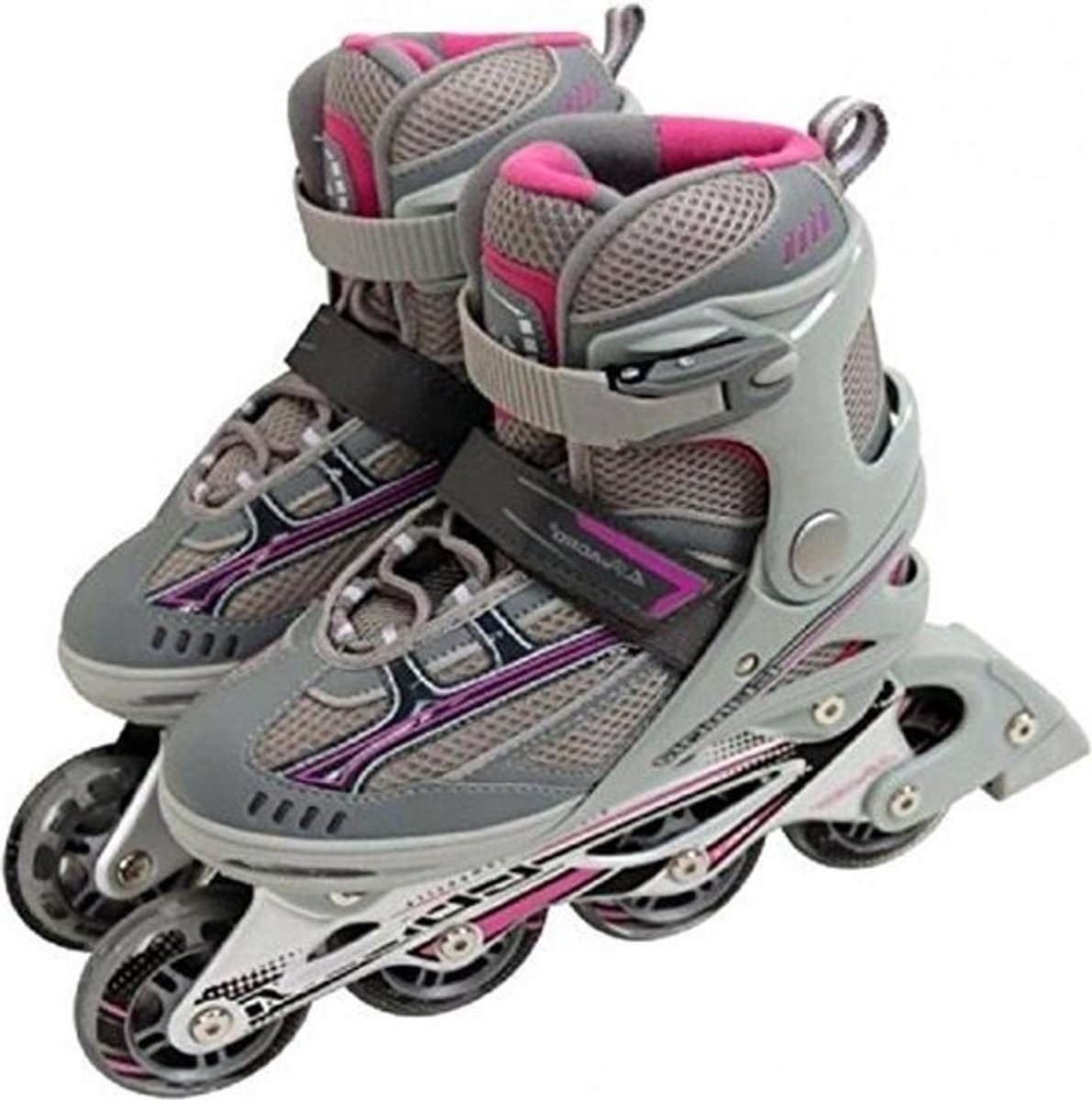 Inlineskates Heren Spa075 Rood-Zwart, Verstelbaar & Comfortabel (8763218024139)