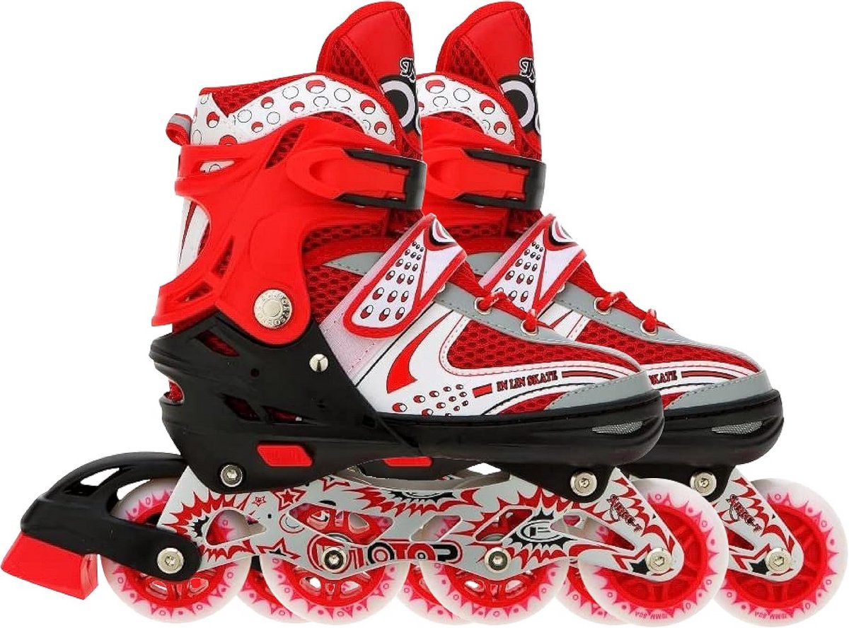 Inlineskates Verstelbaar Aluminium Frame Soft Boot Schoen (9101101693465)