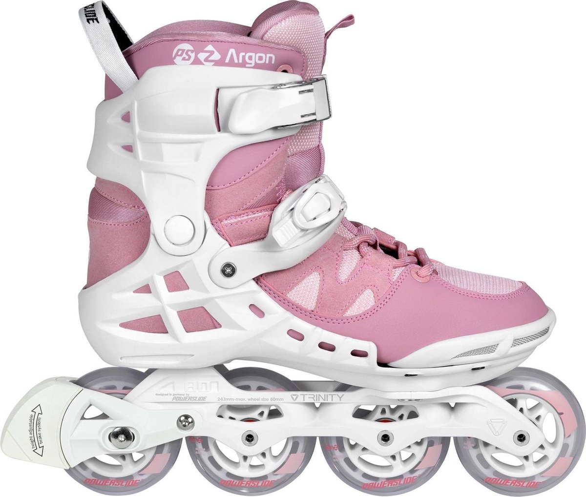 Powerslide Inlineskates - Maat 39 - Vrouwen - wit/roze (4040333550151)