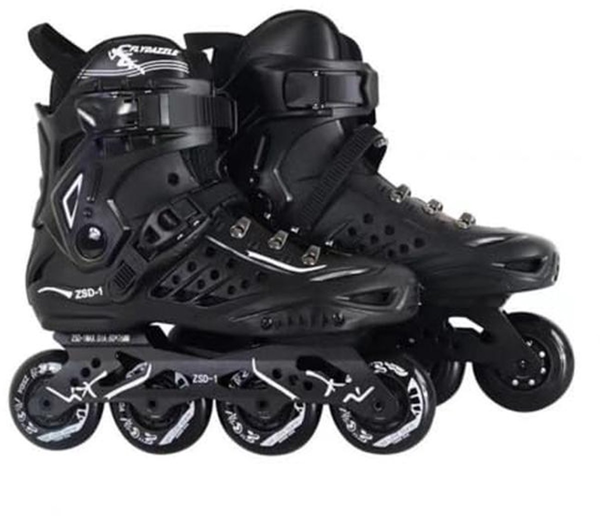 Professionele Inlineskates voor Heren en Dames - Fitness Rolschaatsen voor Beginners en Volwassenen - Zwart, Maat 45 (9101070001148)