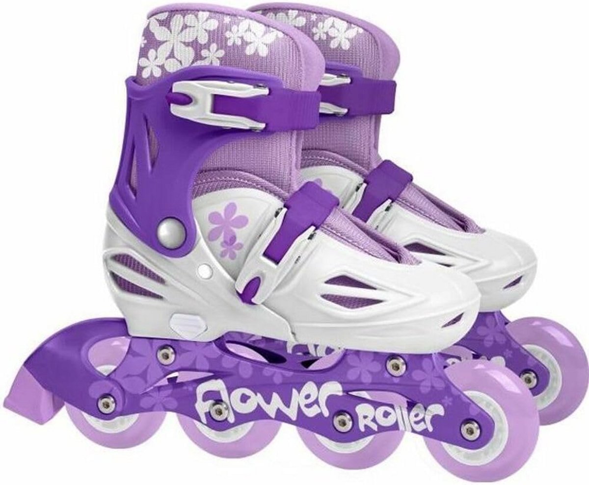 Verstelbare Inlineskates Maat 30-33 Paars voor Kinderen - 2-in-1 Triskates (9101030156574)