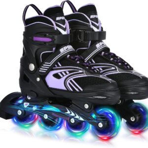 Verstelbare Inlineskates met LED Wielen voor Kinderen en Volwassenen (9101026383892)