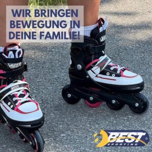 Verstelbare Inlineskates voor Kinderen en Jongeren - Stevige Rolschaatsen met Rem (8763219702647)