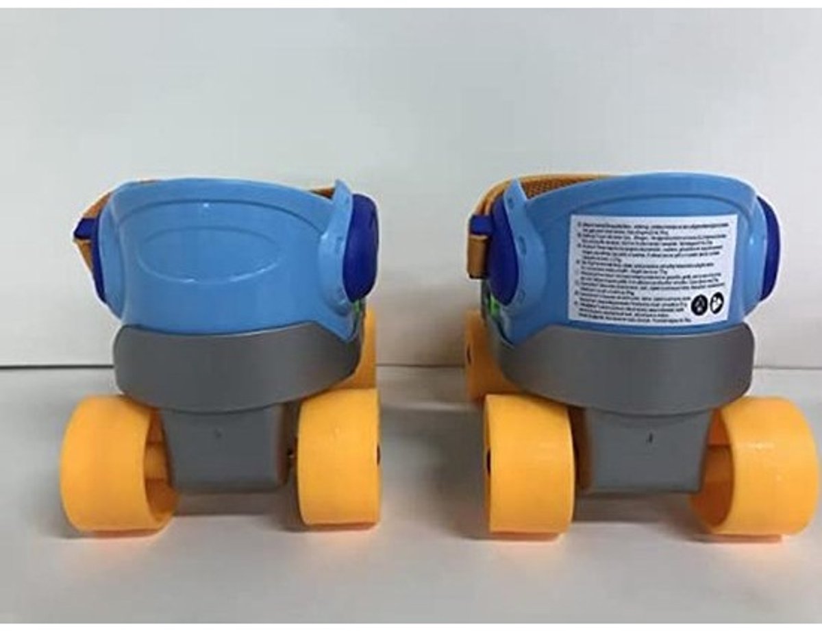 Verstelbare Rolschaatsen voor Kinderen - Blauw/Groen, Maat 24-30, Inlineskates met Leerhulp (8763218310492)